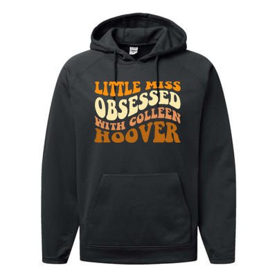 Little Miss Obsessed With Colleen Hoover Bookish  Performance Fleece Hoodie