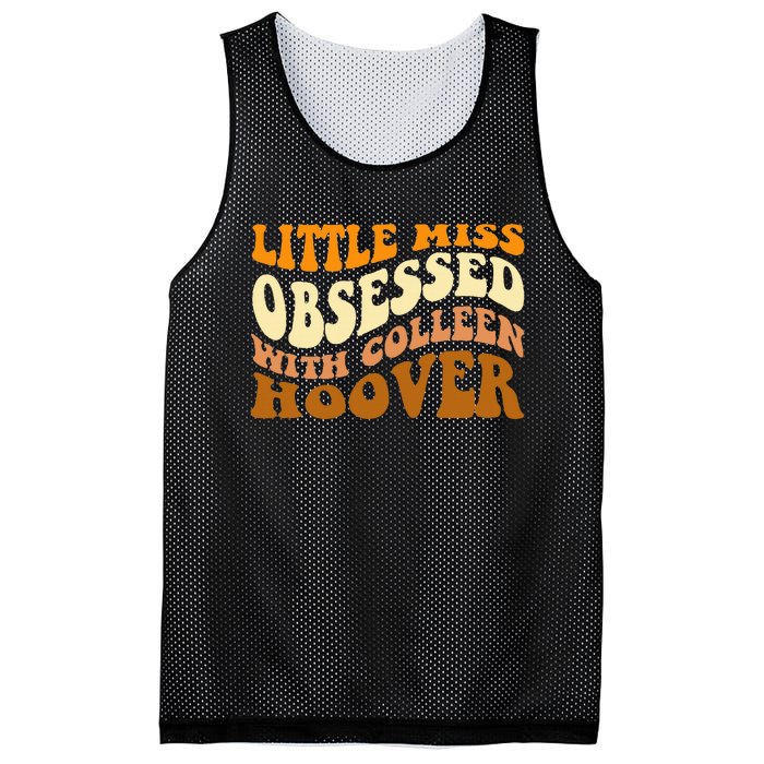 Little Miss Obsessed With Colleen Hoover Bookish  Mesh Reversible Basketball Jersey Tank