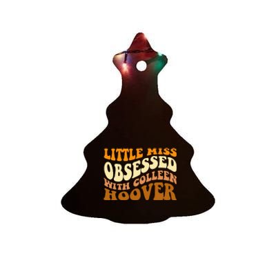 Little Miss Obsessed With Colleen Hoover Bookish  Ceramic Tree Ornament