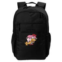 Little Miss Obsessed With Her Dog Funny Design Backpack
