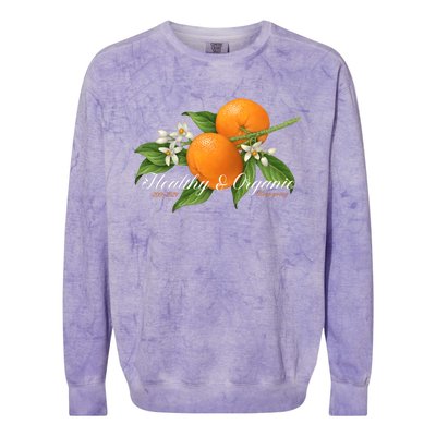 Limited Midnight Organic 5 Year Healthy & Organic Colorblast Crewneck Sweatshirt