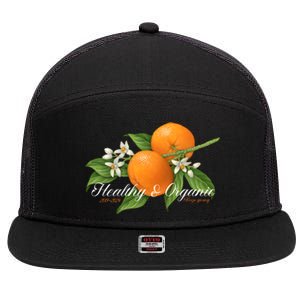 Limited Midnight Organic 5 Year Healthy & Organic 7 Panel Mesh Trucker Snapback Hat