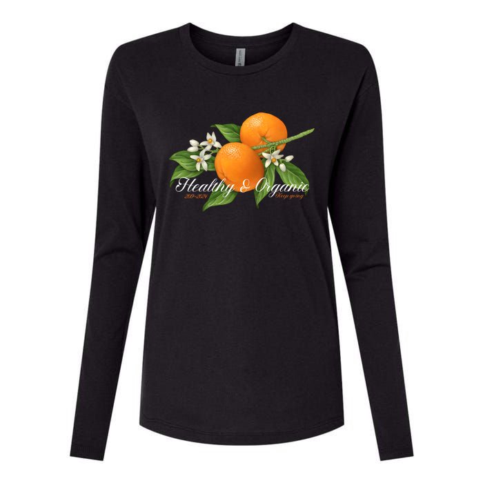 Limited Midnight Organic 5 Year Healthy & Organic Womens Cotton Relaxed Long Sleeve T-Shirt