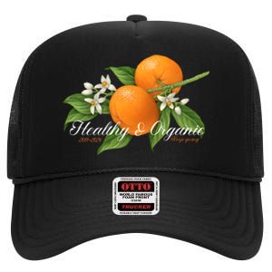 Limited Midnight Organic 5 Year Healthy & Organic High Crown Mesh Back Trucker Hat