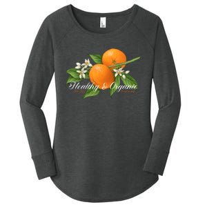 Limited Midnight Organic 5 Year Healthy & Organic Women's Perfect Tri Tunic Long Sleeve Shirt