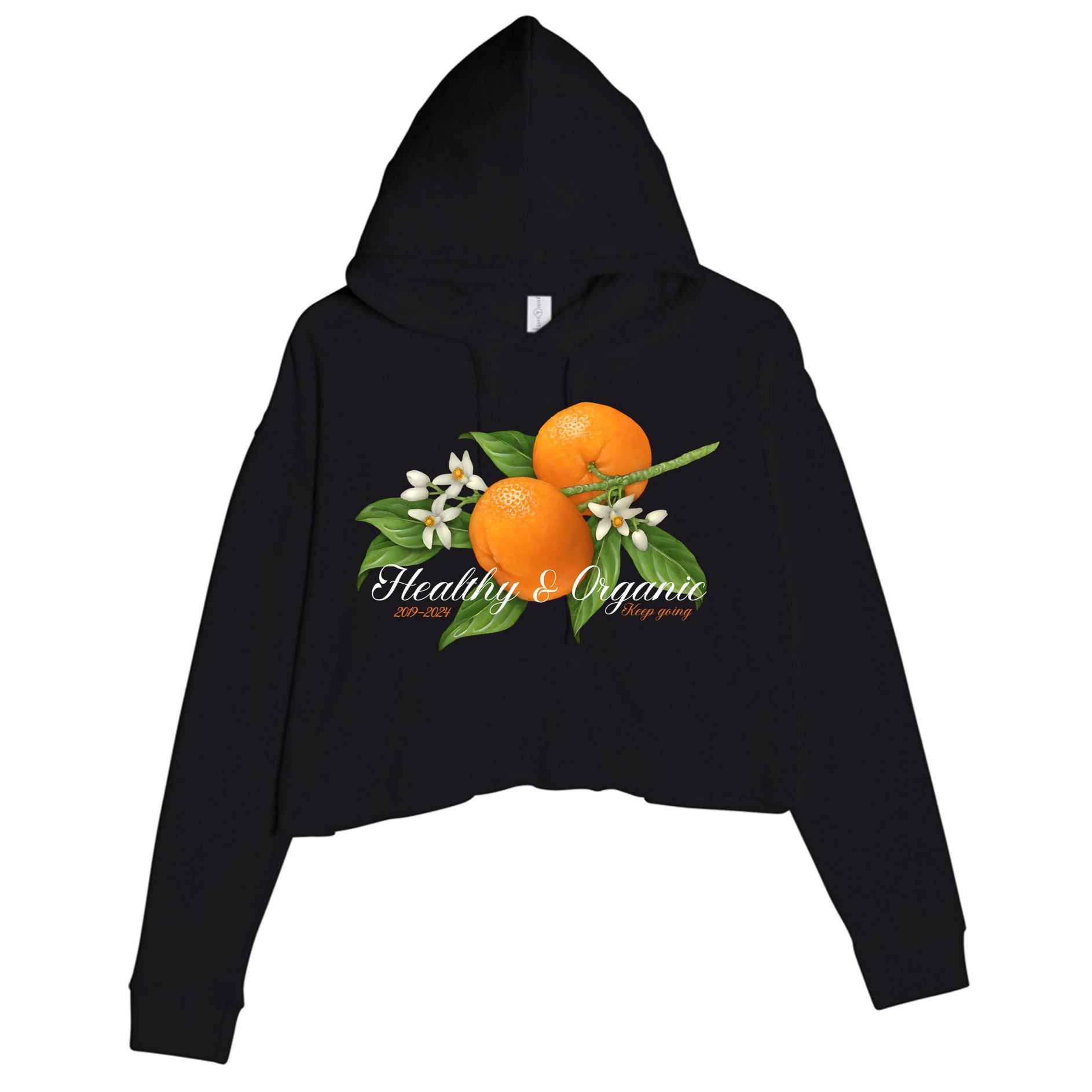 Limited Midnight Organic 5 Year Healthy & Organic Crop Fleece Hoodie