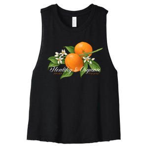 Limited Midnight Organic 5 Year Healthy & Organic Women's Racerback Cropped Tank