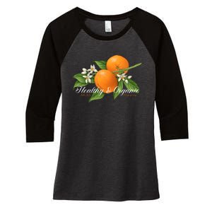 Limited Midnight Organic 5 Year Healthy & Organic Women's Tri-Blend 3/4-Sleeve Raglan Shirt