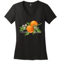 Limited Midnight Organic 5 Year Healthy & Organic Women's V-Neck T-Shirt