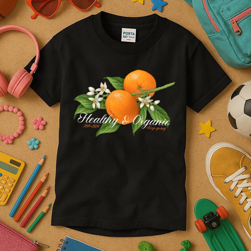 Limited Midnight Organic 5 Year Healthy & Organic Kids T-Shirt