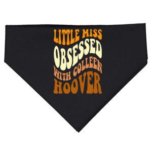 Little Miss Obsessed With Colleen Hoover Bookish Book Lover USA-Made Doggie Bandana