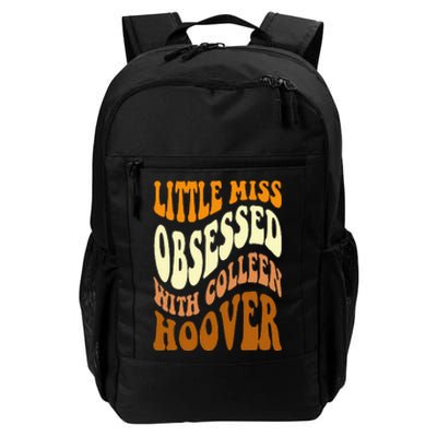 Little Miss Obsessed With Colleen Hoover Bookish Book Lover Daily Commute Backpack