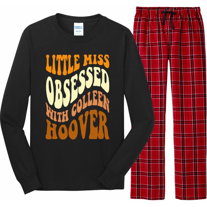 Little Miss Obsessed With Colleen Hoover Bookish Book Lover Long Sleeve Pajama Set