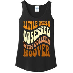 Little Miss Obsessed With Colleen Hoover Bookish Book Lover Ladies Essential Tank