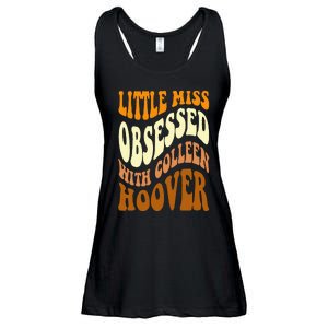 Little Miss Obsessed With Colleen Hoover Bookish Book Lover Ladies Essential Flowy Tank