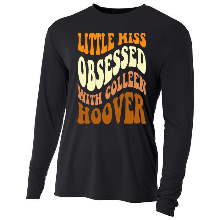 Little Miss Obsessed With Colleen Hoover Bookish Book Lover Cooling Performance Long Sleeve Crew