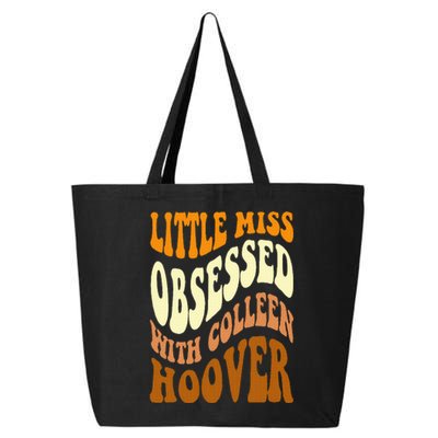 Little Miss Obsessed With Colleen Hoover Bookish Book Lover 25L Jumbo Tote