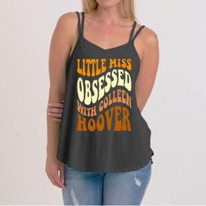 Little Miss Obsessed With Colleen Hoover Bookish Book Lover Women's Strappy Tank