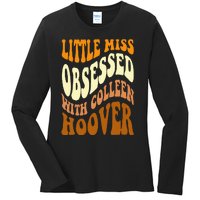 Little Miss Obsessed With Colleen Hoover Bookish Book Lover Ladies Long Sleeve Shirt