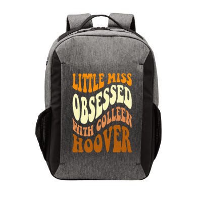 Little Miss Obsessed With Colleen Hoover Bookish Book Lover Vector Backpack