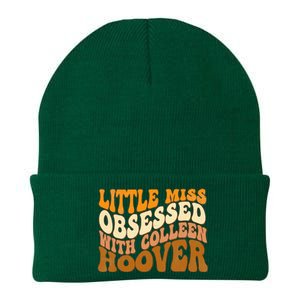 Little Miss Obsessed With Colleen Hoover Bookish Book Lover Knit Cap Winter Beanie