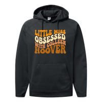 Little Miss Obsessed With Colleen Hoover Bookish Book Lover Performance Fleece Hoodie