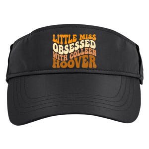 Little Miss Obsessed With Colleen Hoover Bookish Book Lover Adult Drive Performance Visor