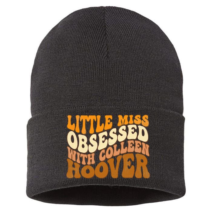 Little Miss Obsessed With Colleen Hoover Bookish Book Lover Sustainable Knit Beanie