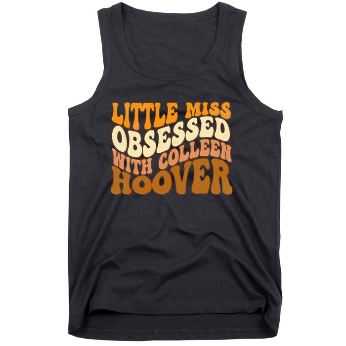 Little Miss Obsessed With Colleen Hoover Bookish Book Lover Tank Top