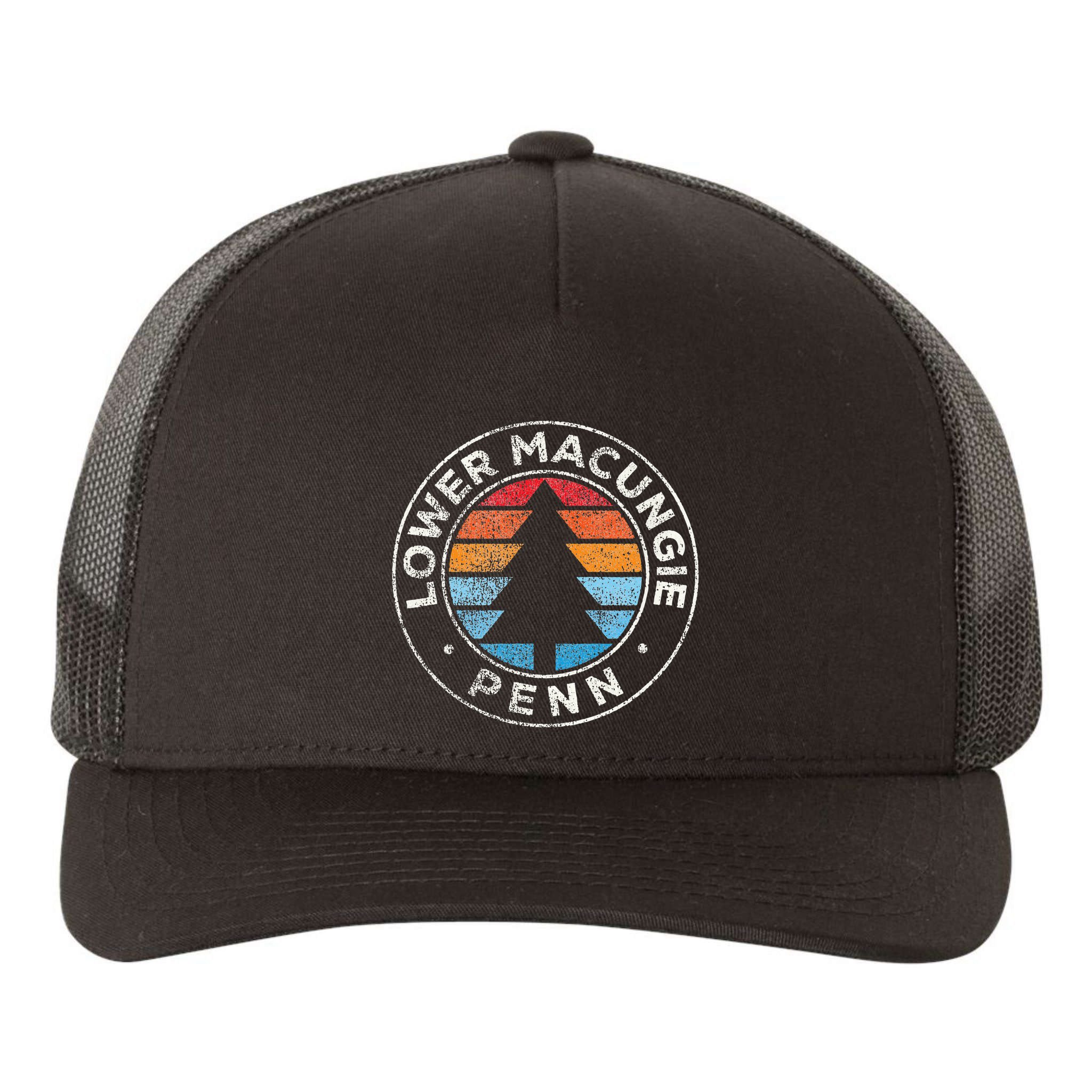 Lower Macungie Pennsylvania Pa Vintage Graphic Retro 70s Yupoong Adult 5-Panel Trucker Hat