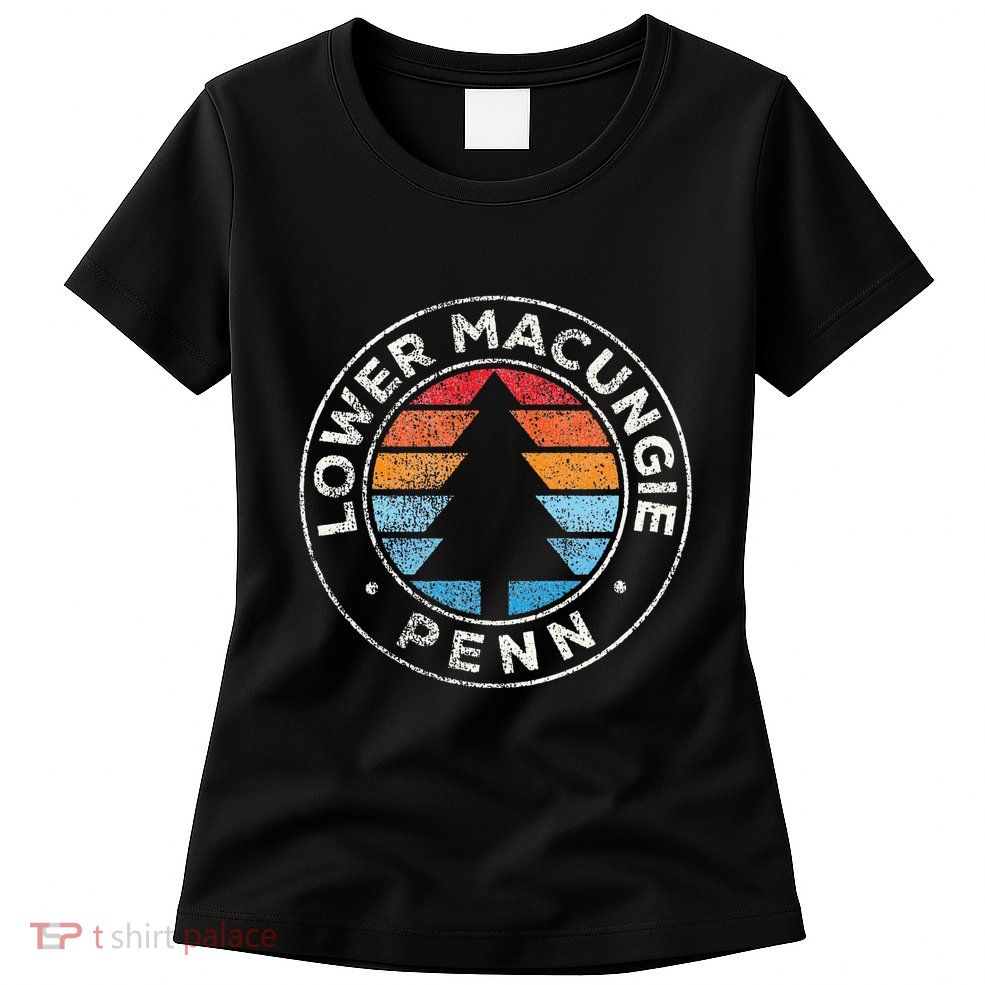 Lower Macungie Pennsylvania Pa Vintage Graphic Retro 70s Womens T-Shirt