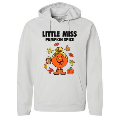 Little Miss Pumpkin Spice Performance Fleece Hoodie