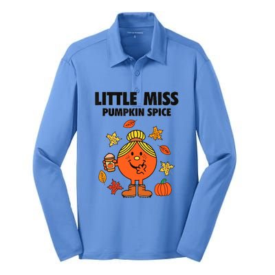 Little Miss Pumpkin Spice Silk Touch Performance Long Sleeve Polo