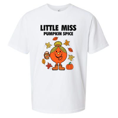 Little Miss Pumpkin Spice Sueded Cloud Jersey T-Shirt