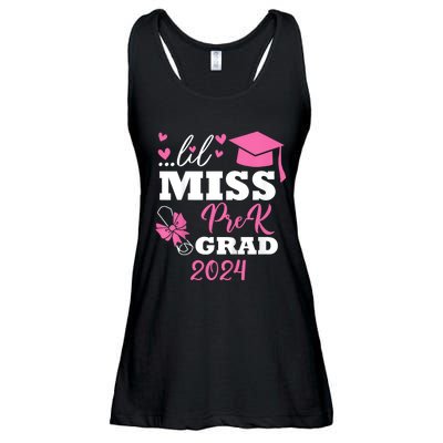 Little Miss Prek Grad 2024 Preschool Prek Graduation Ladies Essential Flowy Tank