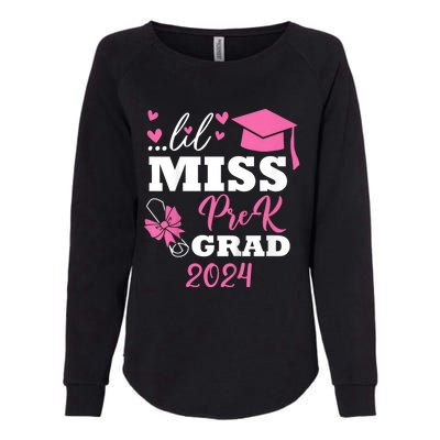 Little Miss Prek Grad 2024 Preschool Prek Graduation Womens California Wash Sweatshirt