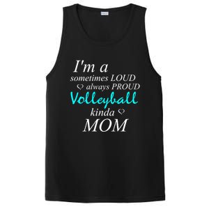 Loud Mom Proud Mothers Love Volleyball Kinda Mother Cool Gift PosiCharge Competitor Tank