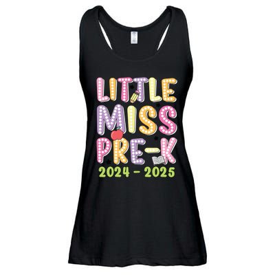 Little Miss Prek Girl Back To School 2024 2025 Prek Ladies Essential Flowy Tank