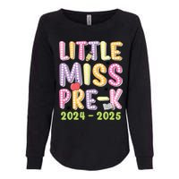 Little Miss Prek Girl Back To School 2024 2025 Prek Womens California Wash Sweatshirt