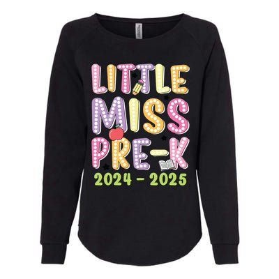 Little Miss Prek Girl Back To School 2024 2025 Prek Womens California Wash Sweatshirt