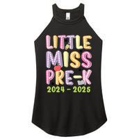 Little Miss Prek Girl Back To School 2024 2025 Prek Women's Perfect Tri Rocker Tank