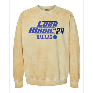 Luka Magic Personalized Name I Love Luka Magic Colorblast Crewneck Sweatshirt