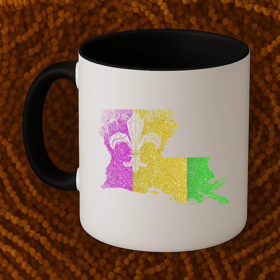 Louisiana Masquerade Parade Party New Orleans Mardi Gras Gift Mug