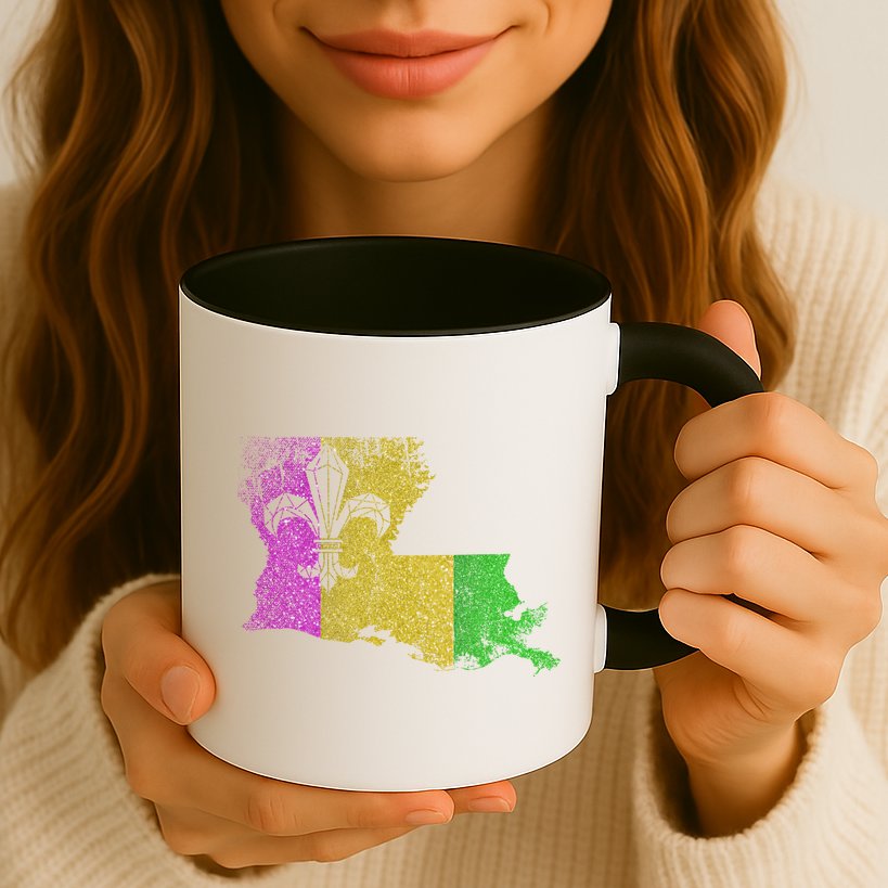 Louisiana Masquerade Parade Party New Orleans Mardi Gras Gift Mug