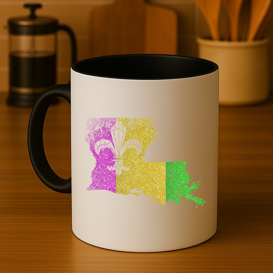 Louisiana Masquerade Parade Party New Orleans Mardi Gras Gift Mug