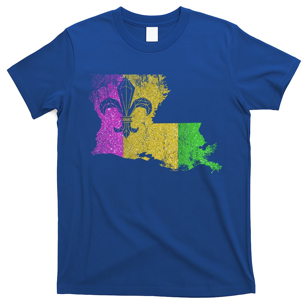 Louisiana Masquerade Parade Party New Orleans Mardi Gras Gift T-Shirt