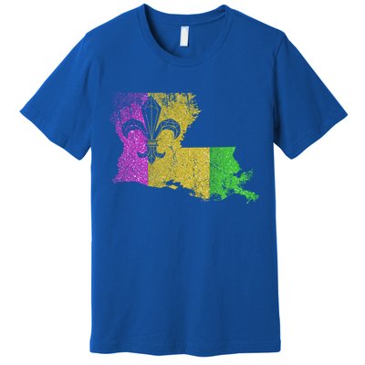 Louisiana Masquerade Parade Party New Orleans Mardi Gras Gift Premium T-Shirt