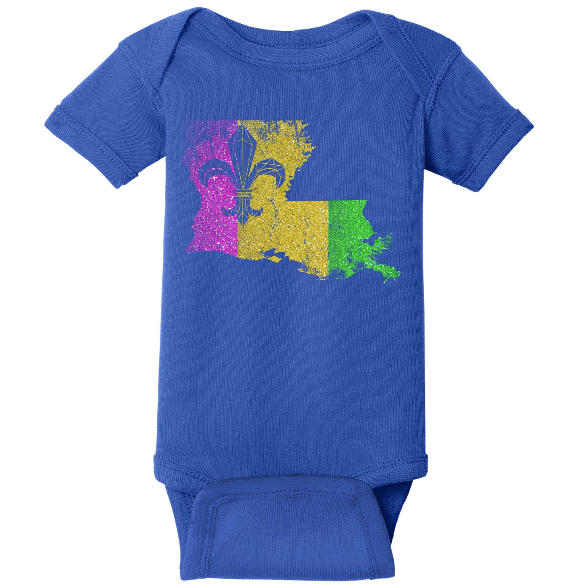Louisiana Masquerade Parade Party New Orleans Mardi Gras Gift Baby Bodysuit