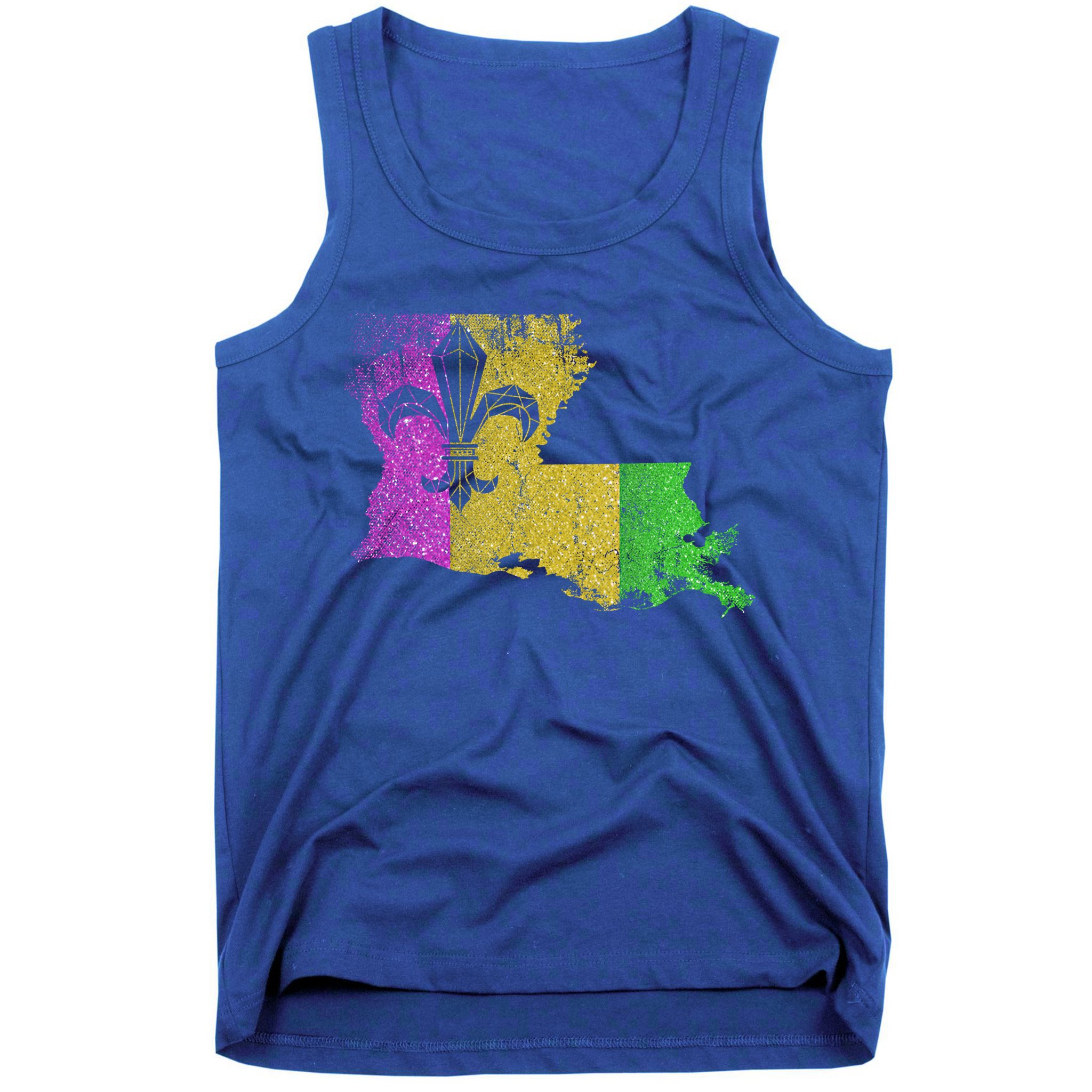 Louisiana Masquerade Parade Party New Orleans Mardi Gras Gift Tank Top