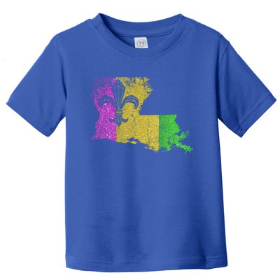 Louisiana Masquerade Parade Party New Orleans Mardi Gras Gift Toddler T-Shirt